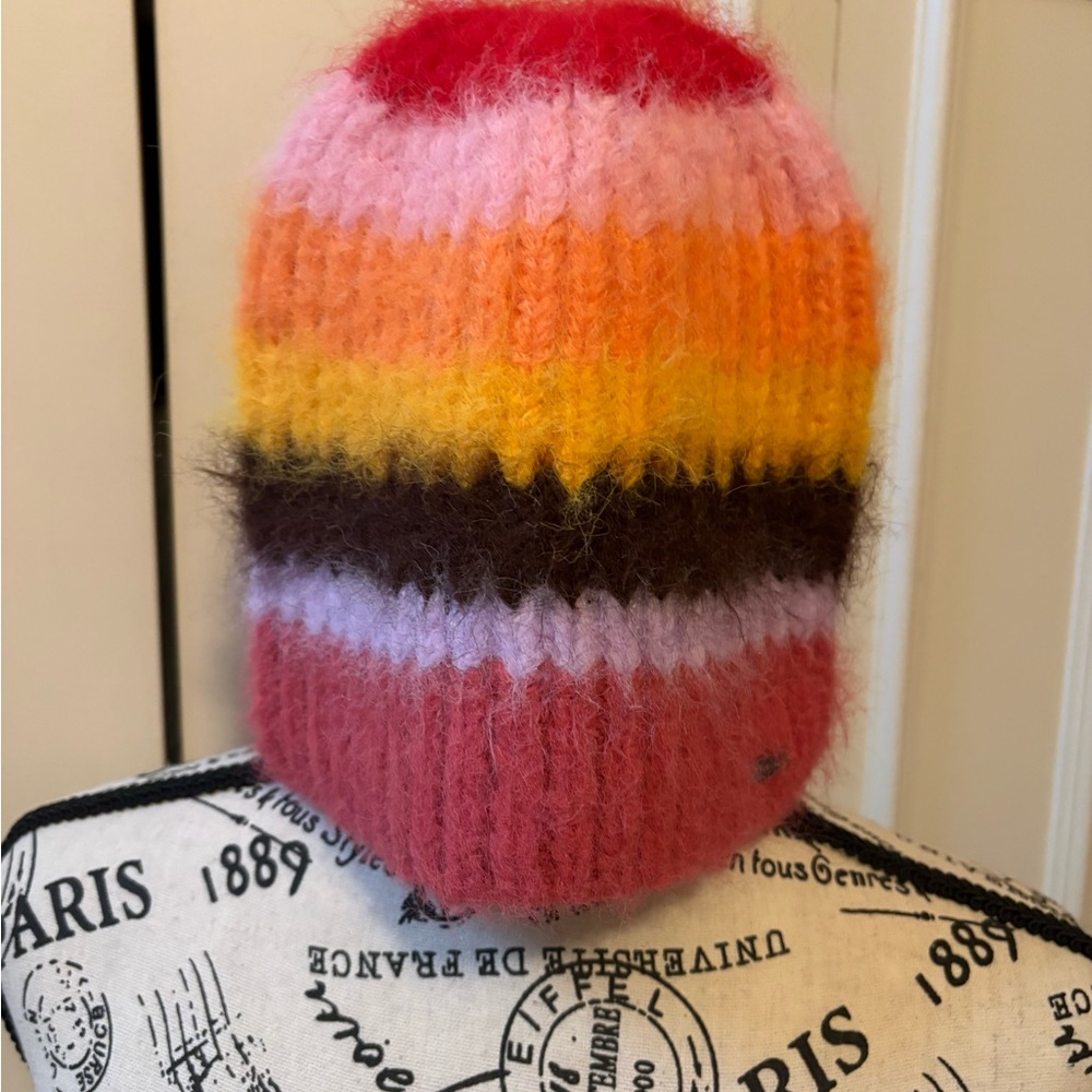 ITEM NO. 47: Steve Madden Multi-Color Knit Winter Beanie
